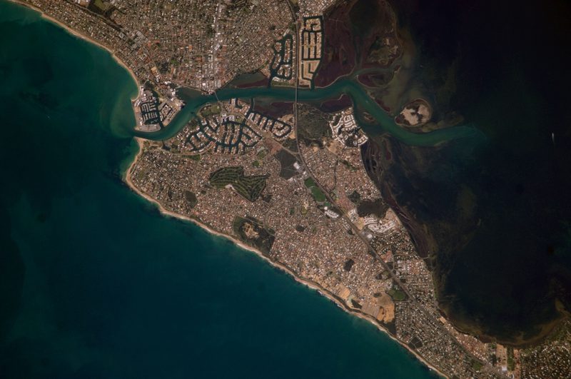 View of Western Australia using a 800mm lens